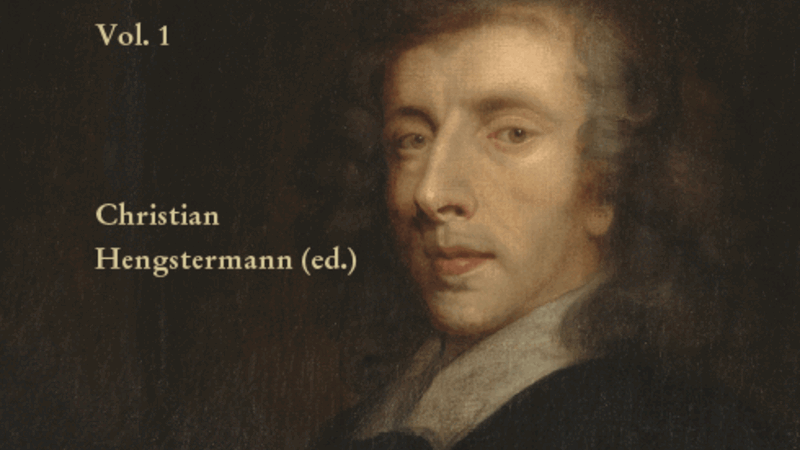 New Publication | Christian Hengstermann, 'The Latin Works of Henry More', V.1 