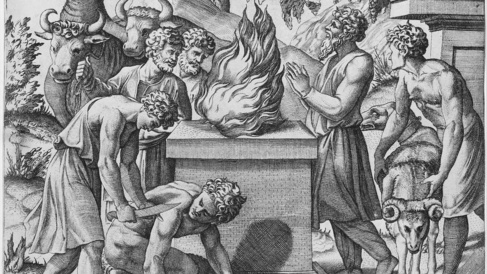 Marco Dente, Noah's Sacrifice (c.1515-1527)