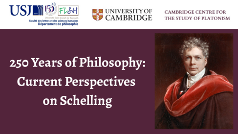CCSP & USJ Online Workshop | '250 Years of Philosophy: Current Perspectives on Schelling'