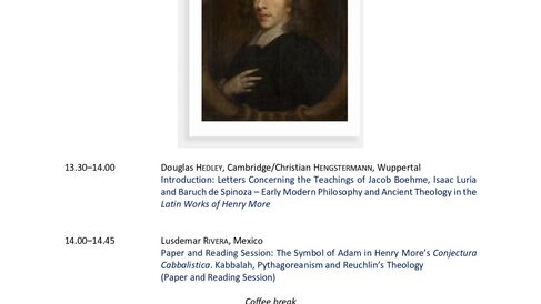 The Latin Works of Henry More