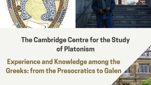 Prof. Michael Chase - Experience and Knowledge among the Greeks: from the Presocratics to Galen