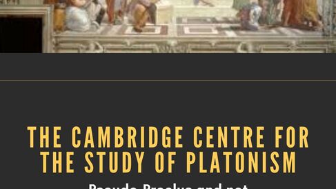 Prof. Dragos Calma | "Pseudo-Proclus and not Aristotle. What Neoplatonism in the Latin West?"
