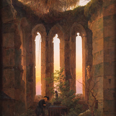 Caspar David Friedrich, Hutten's Tomb (1823-4)