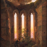 Caspar David Friedrich, Hutten's Tomb (1823-4)