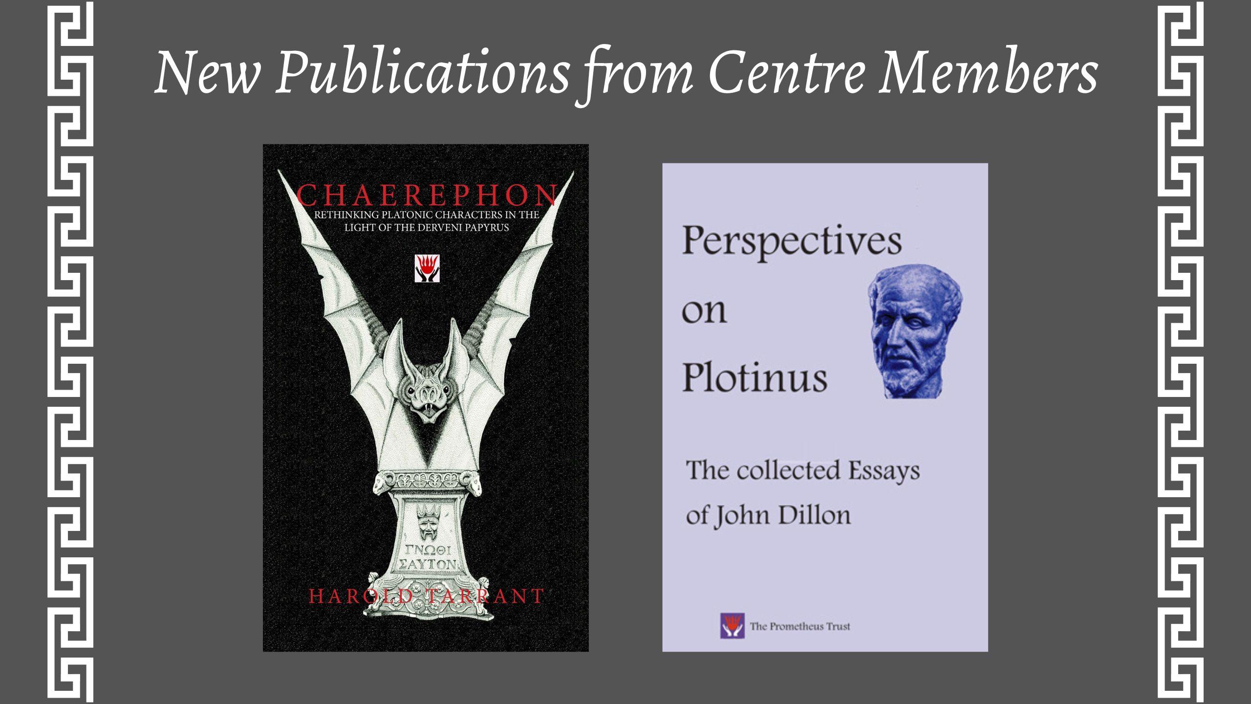 New Publications from Centre Members New Publications from Centre Members