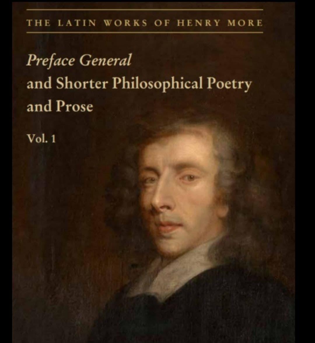 The Latin Works of Henry More