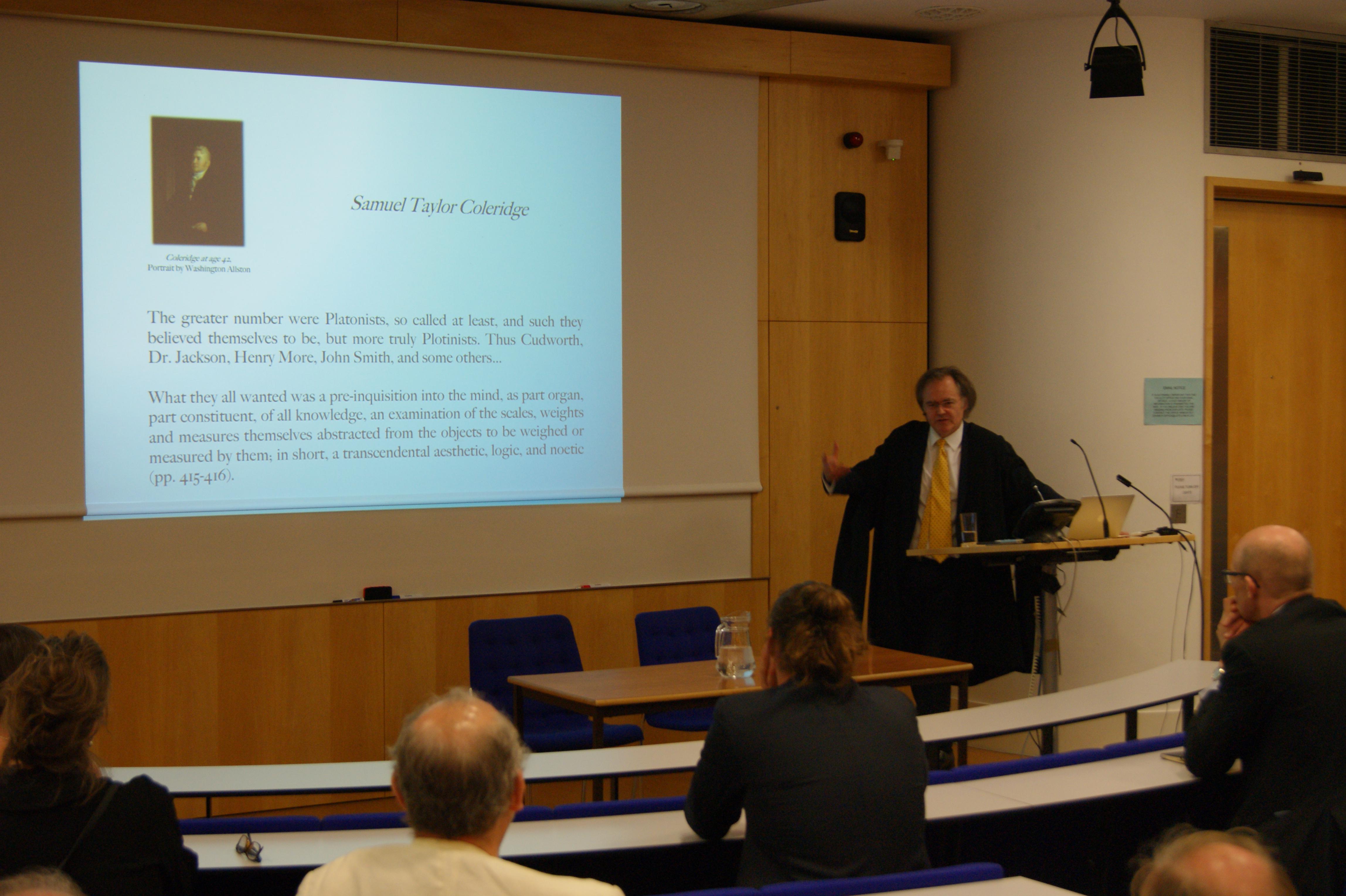 Prof. Hedley’s Inaugural Lecture: ‘Devout Contemplation and Sublime Fancy’: The Cambrige Platonists and their Legacy for the Philosophy of Religion